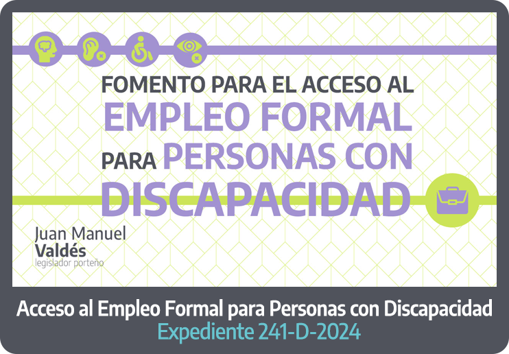 Portada proyecto de Empleo formal para personas con discapacidad